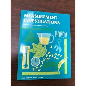 Measurement Investigations‎ - Paperback - Brand New ETA LEARNING RESOURCES 1997